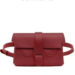 Aria Belt Bag Leather 5-Way Convertible Handbag Retail $495